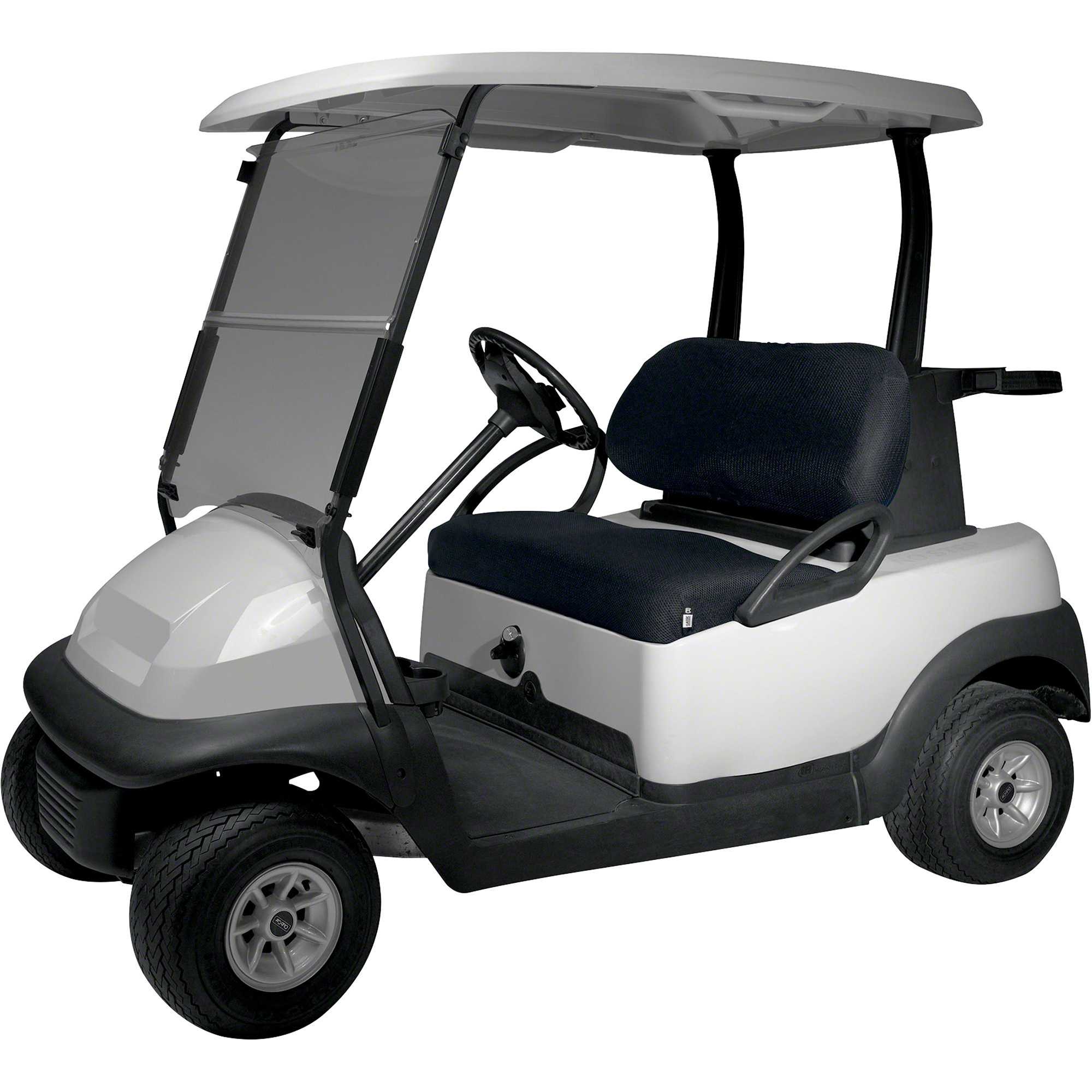 Classic Accessories Fairway Diamond Air Mesh Golf Cart Seat Cover, Black, Model# 40-031-010401-00
